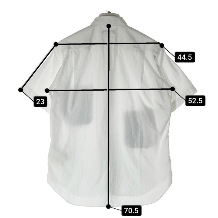 COMME des GARCONS HOMME PLUS コムデギャルソンオムプリュス PE-B037 ダブルポケット 半袖シャツ ホワイト sizeXS 瑞穂店