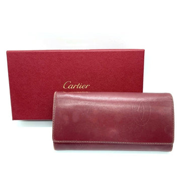 CARTIER カルティエ ハッピーバースデー 長財布 ボルドー 瑞穂店