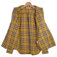 SOFT MACHINE ソフトマシーン チェック柄 長袖 シャツ イエロー SIze L 福生店
