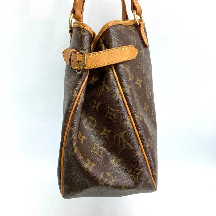 LOUIS VUITTON ルイヴィトン M51154 モノグラム バティニョール オリゾンタル トートバッグ ショルダー ブラウン 瑞穂店