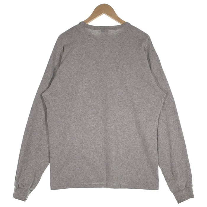 NEW BALANCE ニューバランス WTAPS ダブルタップス AW ACADEMY LS TEE 長袖 Tシャツ グレー Size L 福生店