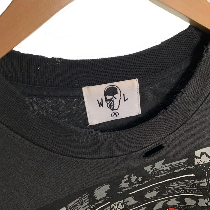 Warren Lotas ウォーレンロータス NIGHT of THE BUTCHER ダメージ加工 半袖 Tシャツ ブラック Size M 福生店