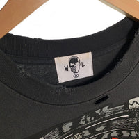 Warren Lotas ウォーレンロータス NIGHT of THE BUTCHER ダメージ加工 半袖 Tシャツ ブラック Size M 福生店