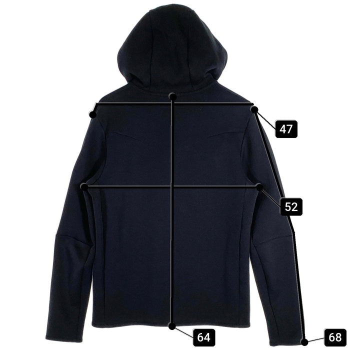 NIKE ナイキ Tech Fleece Hoodie テックフリース ジップアップパーカー フーディ ブラック CU4490-010 Size L 福生店