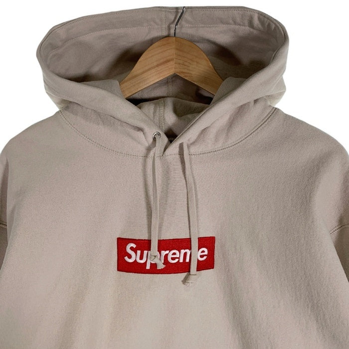 SUPREME シュプリーム 24AW Box Logo Hooded Sweatshirt ボックスロゴ プルオーバースウェットパーカー ストーン Size L 福生店