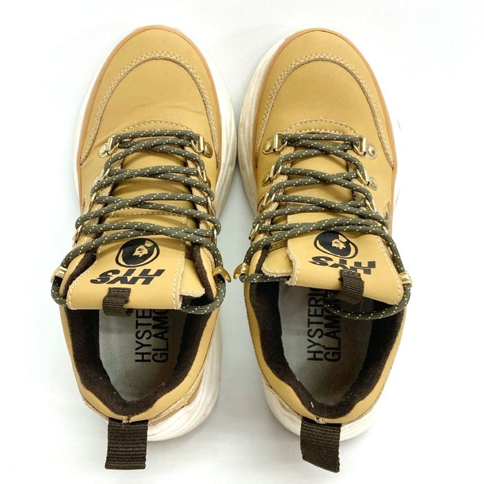 HYSTERIC GLAMOUR ヒステリックグラマー プラットフォームスニーカー ブラウン size23cm 瑞穂店