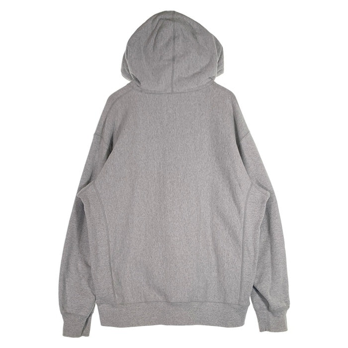 SUPREME シュプリーム 21AW Arabic Logo Hooded Sweatshirt アラビックロゴ プルオーバースウェットパーカー グレー モコモコ Size XXL 福生店