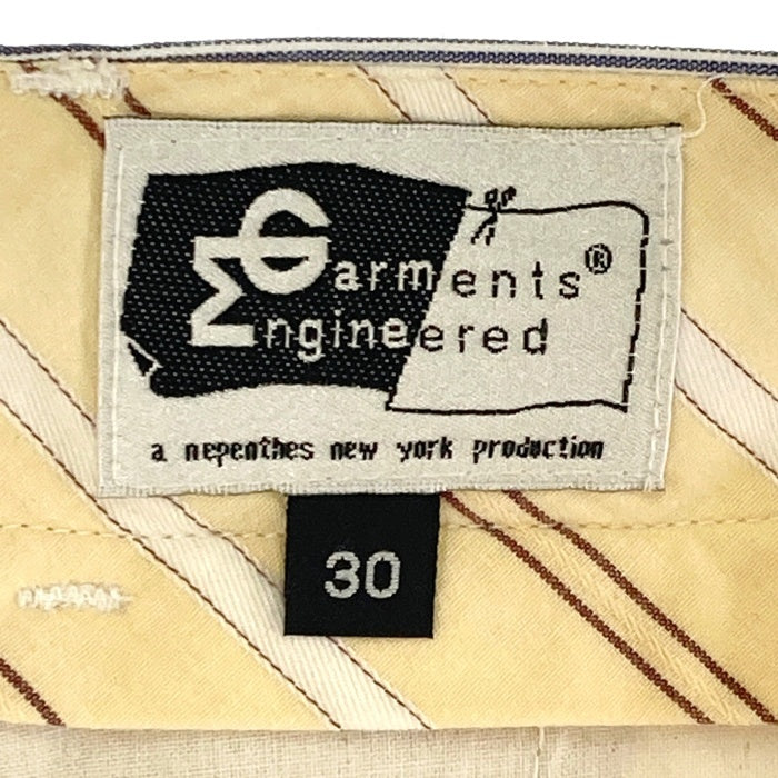 ENGINEERED GARMENTS エンジニアードガーメンツ シアサッカーストライプ マルチポケットパンツ ブルー size30 瑞穂店