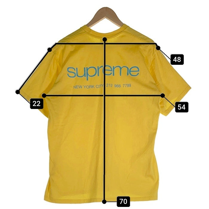SUPREME シュプリーム 23AW NYC Tee ニューヨークシティ プリントTシャツ イエロー Size L 福生店