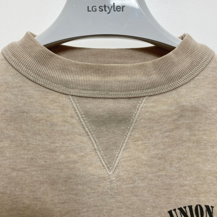 Cushman クッシュマン 両V スウェットトレーナー ベージュ Size L 瑞穂店