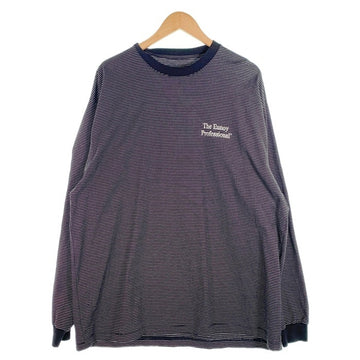 The Ennoy Professional エンノイ プロフェッショナル 23SS L/S Border T-Shirt ロングスリーブ ボーダーTシャツ ブラック SS23BRENCT04AM Size XXL 福生店