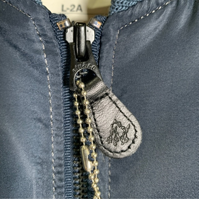 TED COMPANY テッドカンパニー Red Devil Air Race L-2A ナイロンフライトジャケット ネイビー テッドマン TL2-090 Size 44 福生店