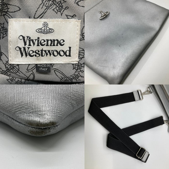 Vivienne Westwood 2wayショルダーバッグ シルバー バッグ