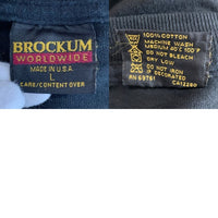 90's COVERDALE PAGE カヴァーデイルペイジ JAPAN TOUR 1993 プリントTシャツ ブラック BROCKUM Size L 福生店