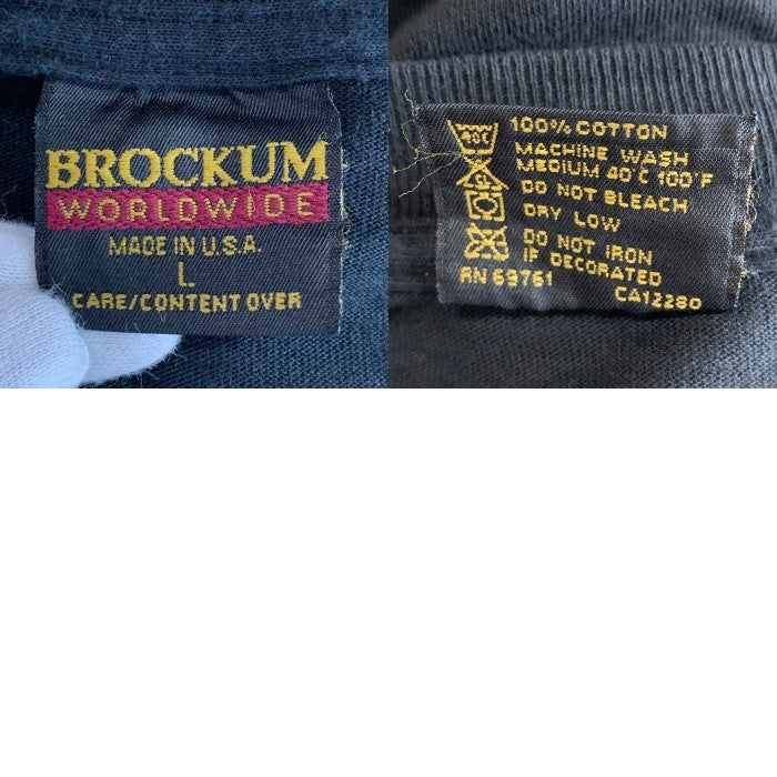 90's COVERDALE PAGE カヴァーデイルペイジ JAPAN TOUR 1993 プリントTシャツ ブラック BROCKUM Size L 福生店