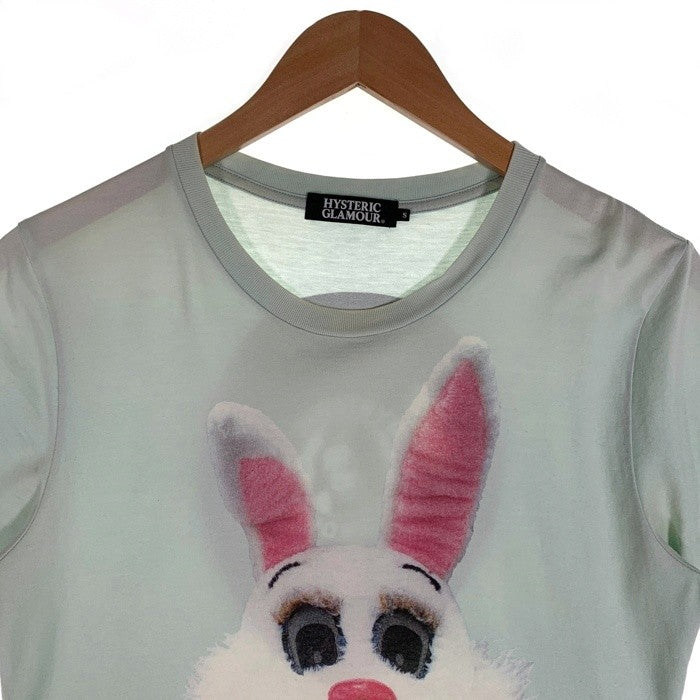 HYSTERIC GLAMOUR ヒステリックグラマー RABBIT 半袖Tシャツ ミント 0251CT19 Size S 福生店