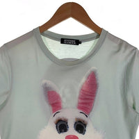 HYSTERIC GLAMOUR ヒステリックグラマー RABBIT 半袖Tシャツ ミント 0251CT19 Size S 福生店