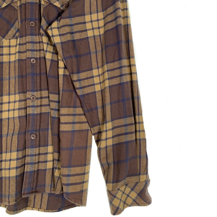SUPREME シュプリーム 21SS HYSTERIC GLAMOUR ヒステリックグラマー Plaid Flannel Shirt チェック フランネルシャツ ブラウン ベージュ　Size XL 福生店