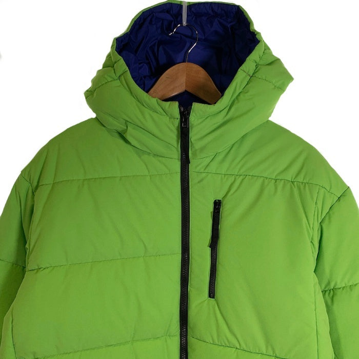 B&Y UNITED ARROWS ユナイテッドアローズ リバーシブル 90s パデッド フーディアウター ライム/ブルー 1225-115-0067 Size M 福生店