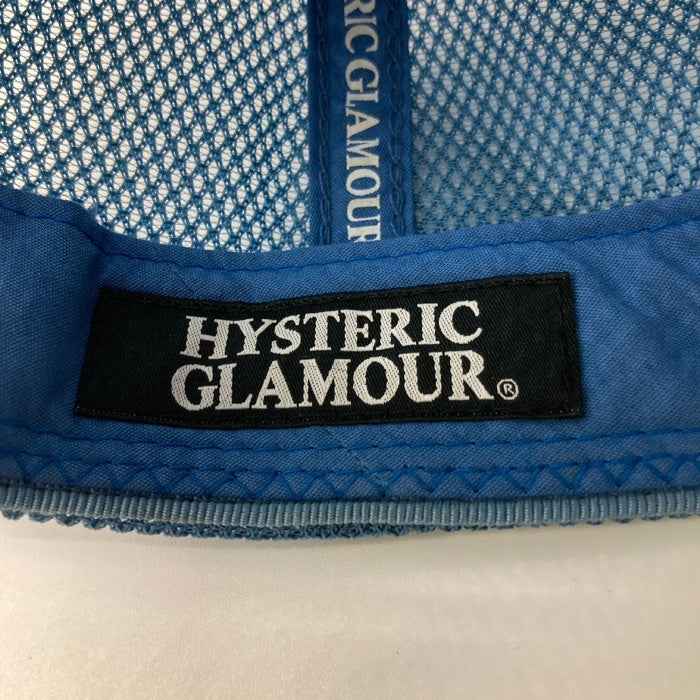 HYSTERIC GLAMOUR ヒステリックグラマー FINEST QUALITY メッシュキャップ ガールプリント ブルー 瑞穂店