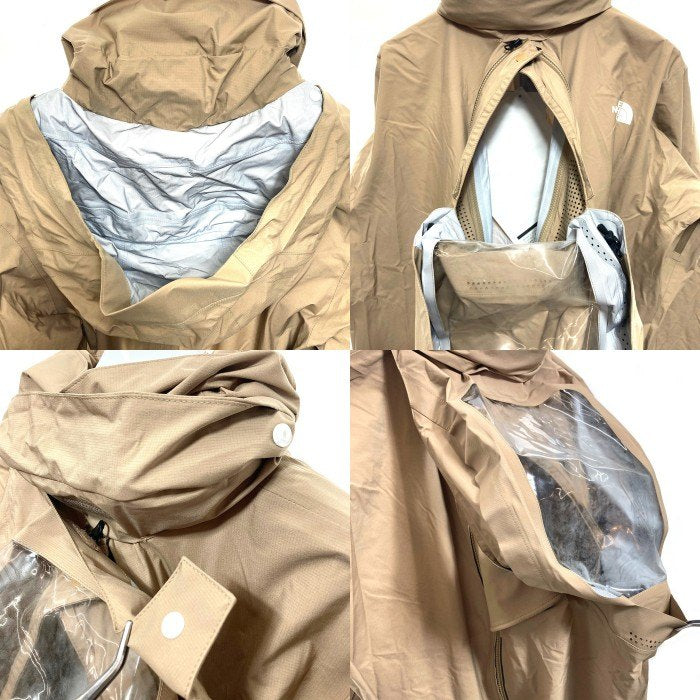 THE NORTH FACE ノースフェイス マタニティピッカパックレインコート ユニセックス ケルプタン NPM62220 ベージュ Size M 瑞穂店