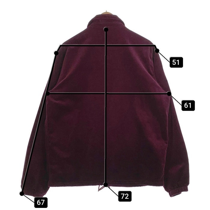 POLO RALPH LAUREN ポロラルフローレン CORDUROY COACH JACKET コーデュロイ コーチジャケット バーガンディー Size L 福生店