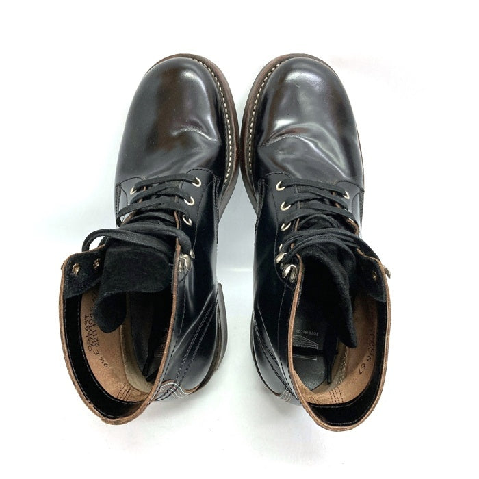 TOYS McCOY トイズマッコイ TMA2307 WORK BOOTS SAXON GLASS LEATHER サクソン ガラスレザー ブーツ ブラック size9.5 瑞穂店