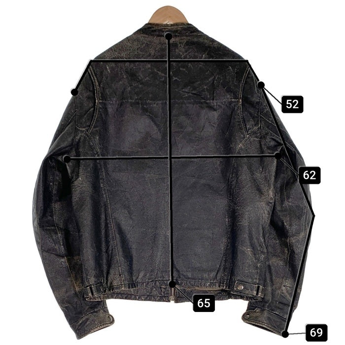 Angelo Litrico アンジェロリトリコ AIR CARGO ASSOCIATION レザージャケット ブラック Size XL 福生店