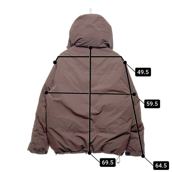 FIRST DOWN ファーストダウン WRAP DOWN PARKA ダウンパーカ ジャケット ブラウン F742006  Size M 瑞穂店