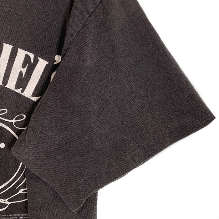 90's JACK DANIEL'S ジャックダニエル プリントTシャツ ブラック Size XL 福生店