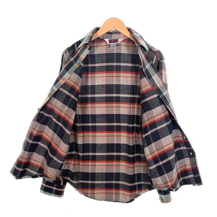 80's BIG MAC ビッグマック フランネルチェックシャツ グレー USA製 Size S 福生店