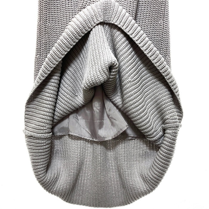 ebure エブール コットンテープ畦スカート グレー size38 タグ付き 瑞穂店