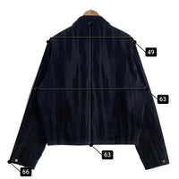 NO MAINTENANCE ノーメンテナンス Black Mechanic Jacket メカニックジャケット ジップアップ ブラック ウォッシュ加工 Size M 福生店