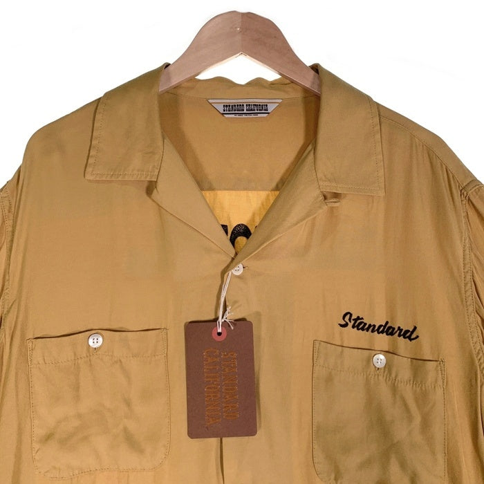 STANDARD CALIFORNIA スタンダードカリフォルニア SD Bowring Shirt ボーリング シャツ イエロー Size L 福生店