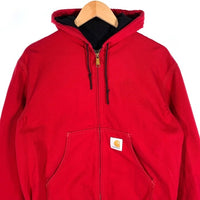 90's Carhartt カーハート Active Jacket アクティブジャケット レッド J03 RED Size M 福生店
