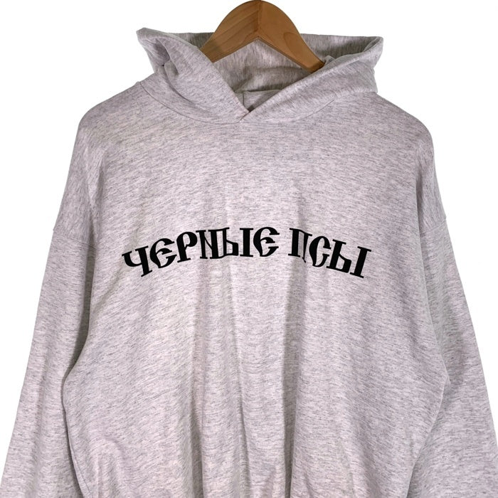 YEEZY イージー Gosha ゴーシャラブチンスキー Black Dogs Hoodie プルオーバースウェットパーカー オートミール 薄手 Size 1 福生店