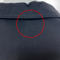 LANDS’ END ランズエンド ナイロン アノラック プルオーバージャケット ブラック カレッジ刺繡 Size L 瑞穂店