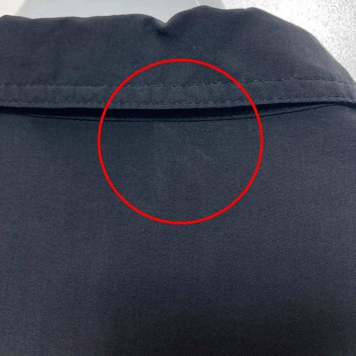 LANDS’ END ランズエンド ナイロン アノラック プルオーバージャケット ブラック カレッジ刺繡 Size L 瑞穂店