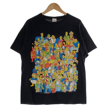00's The Simpsons シンプソンズ プリントTシャツ ブラック DELTA 2007 Size L 福生店