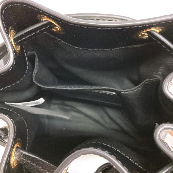 MARC JACOBS マークジェイコブス H650M10SP22 The Bucket Bag バケットバッグ パイソン柄 ブラック 瑞穂店