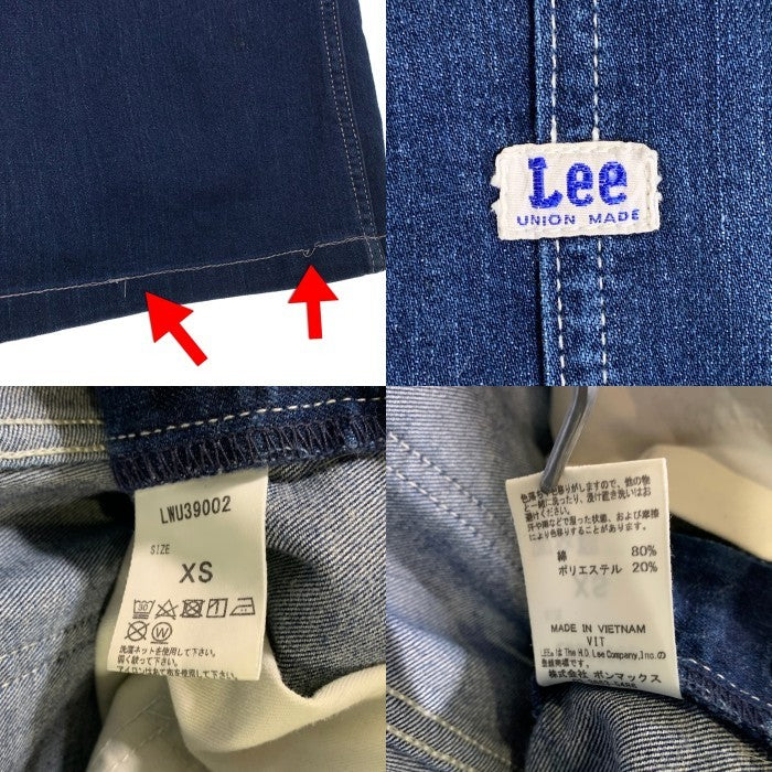 Lee リー デニム オーバーオール インディゴ LWU39002 Size XS 福生店