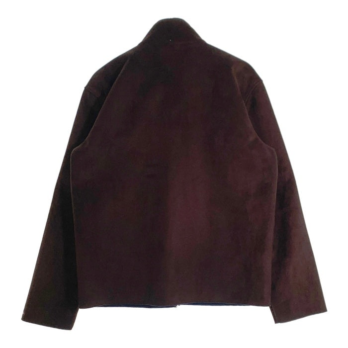 TOMMY HILFIGER トミーヒルフィガー フェイクムートン ジップアップジャケット 内フリース ブラウン Size L 福生店