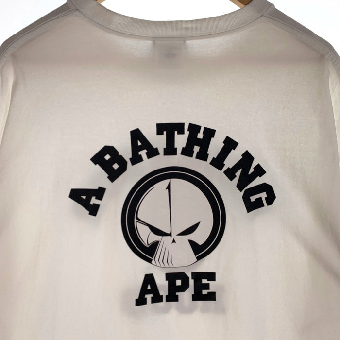 A BATHING APE アベイシングエイプ NEIGHBORHOOD ネイバーフッド プリントTシャツ ホワイト 001TEJ231901C Size 3XL 福生店