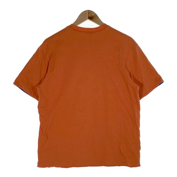 EASTPORT VIKINGS リバーシブル ダブルフェイス Tシャツ オレンジ ブルー Size M-L 相当 福生店