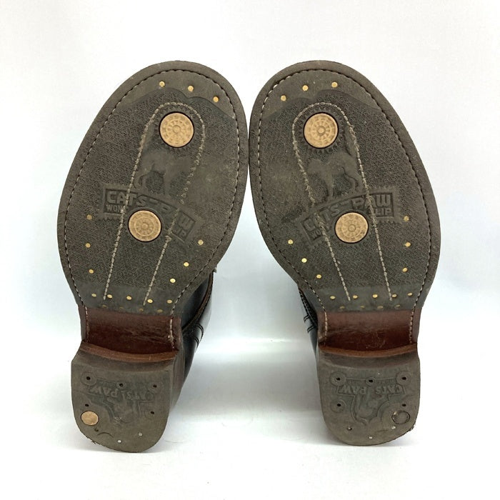 TOYS McCOY トイズマッコイ TMA2307 WORK BOOTS SAXON GLASS LEATHER サクソン ガラスレザー ブーツ ブラック size9.5 瑞穂店