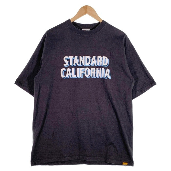 STANDARD CALIFORNIA スタンダードカリフォルニア Heavy Tee ロゴプリント Tシャツ ブラック Size XL 福生店