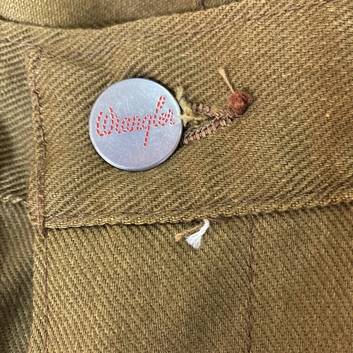 Wrangler ラングラー 70's USA製 センタープレス ツイル 5ポケットパンツ ブラウン size36 瑞穂店