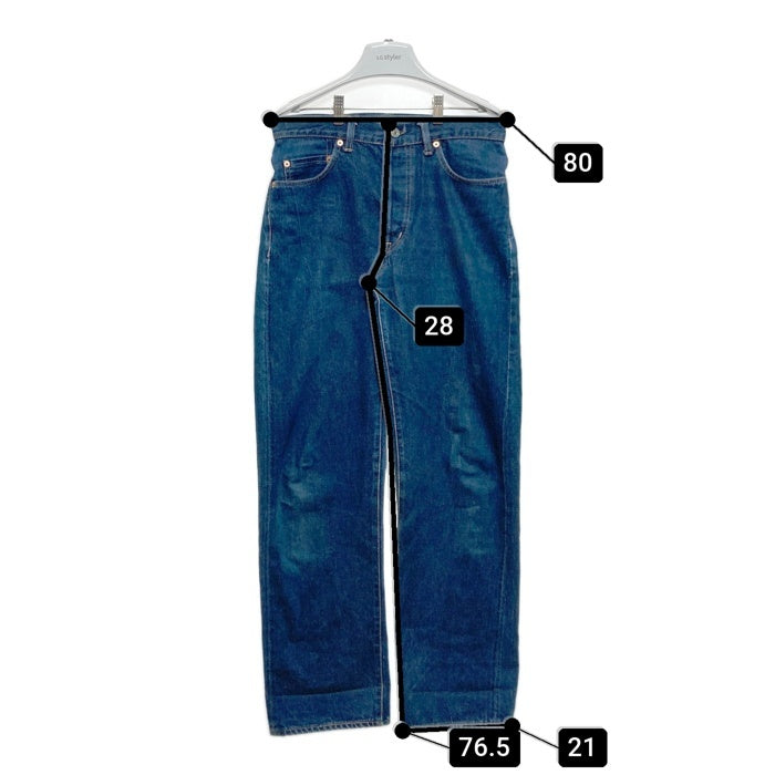 H.R.M. ハリウッドランチマーケット PP4XX ボタンフライ ストレートデニムパンツ ジーンズ インディゴ Size 32 瑞穂店