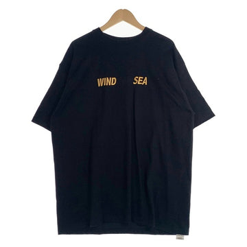 WIND AND SEA ウィンダンシー YOUANDSEA ロゴ刺繡 Tシャツ ブラック WDS-O-YAS-24-Q4-01 Size XL 福生店