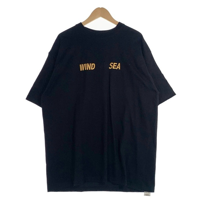 WIND AND SEA ウィンダンシー YOUANDSEA ロゴ刺繡 Tシャツ ブラック WDS-O-YAS-24-Q4-01 Size XL 福生店